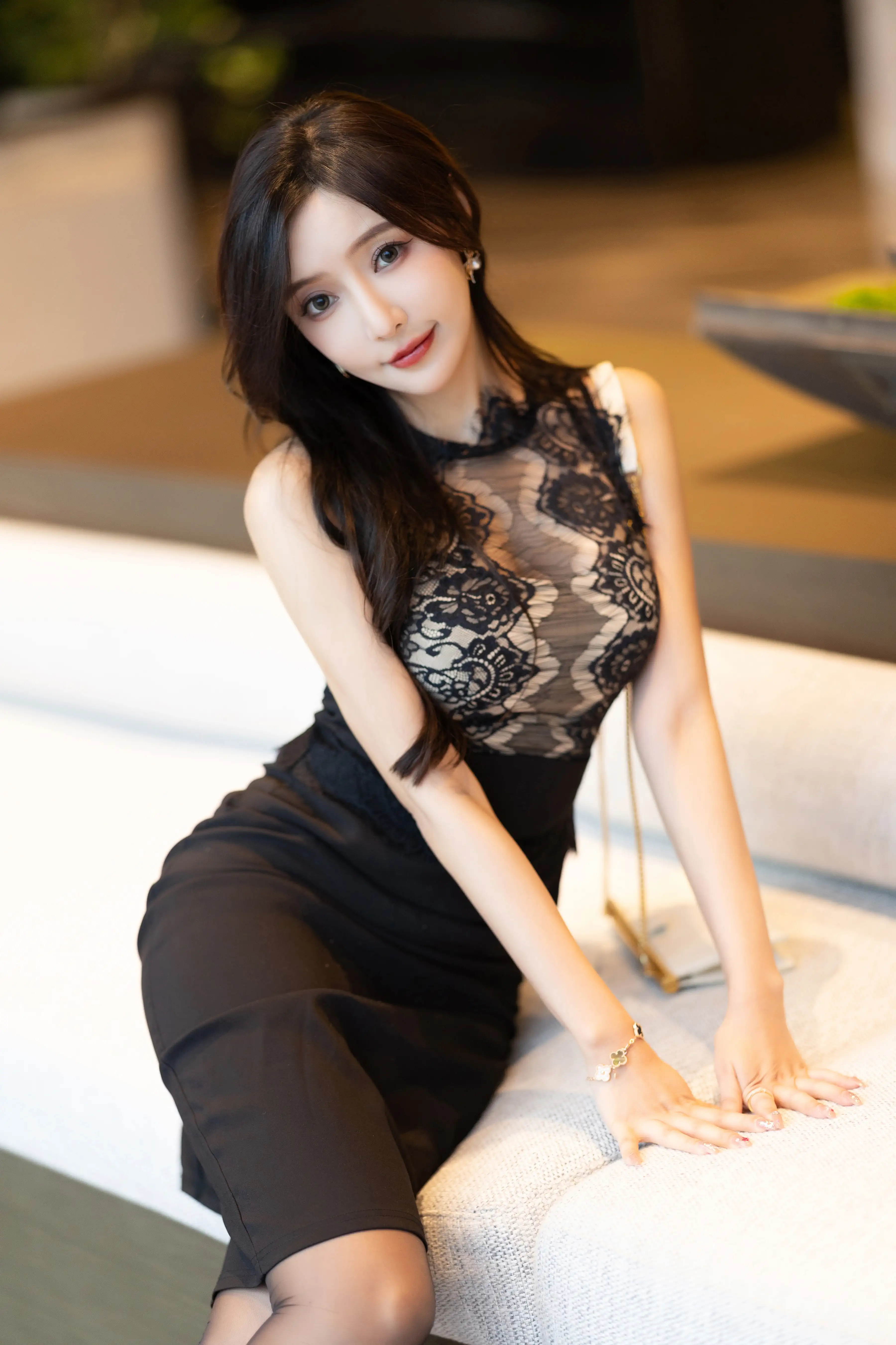 王馨瑶_NO.049_内购无水印_1174_吊带连衣长裙_ - M940.COM 内部私购-第6张